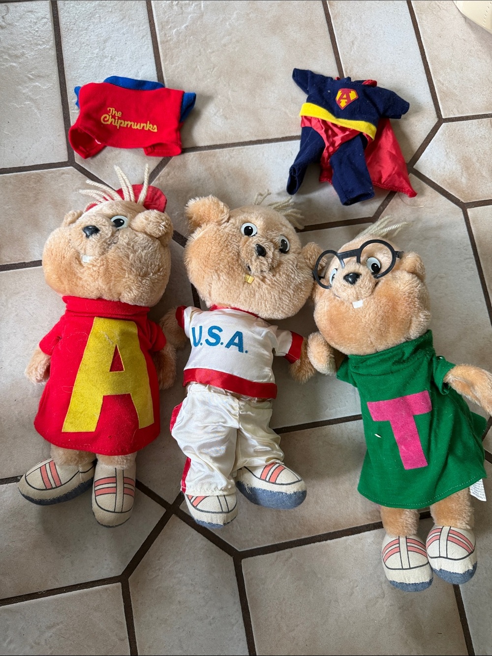 Alvin and the chipmunks plush toys vintage